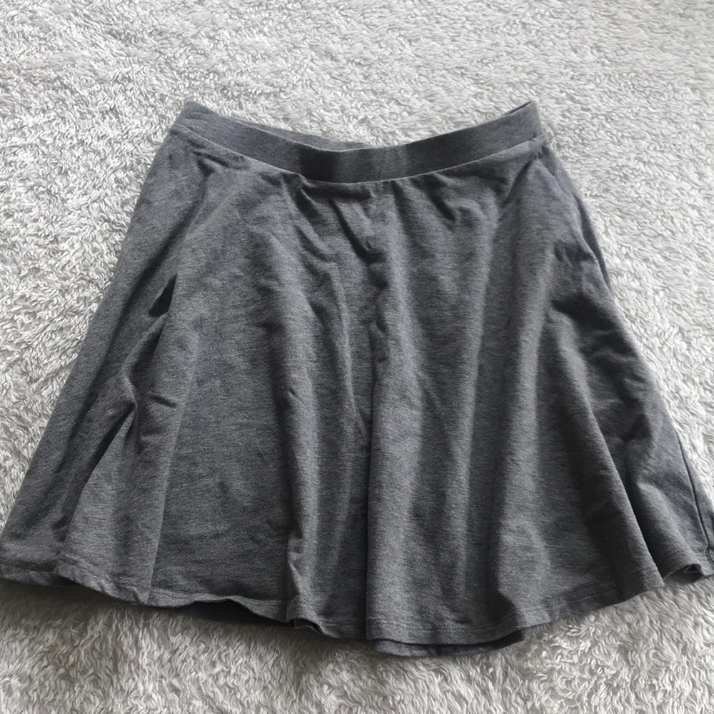 Grey Skater Skirt / Circle Skirt